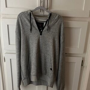 Men's Gray Hoodie in grey